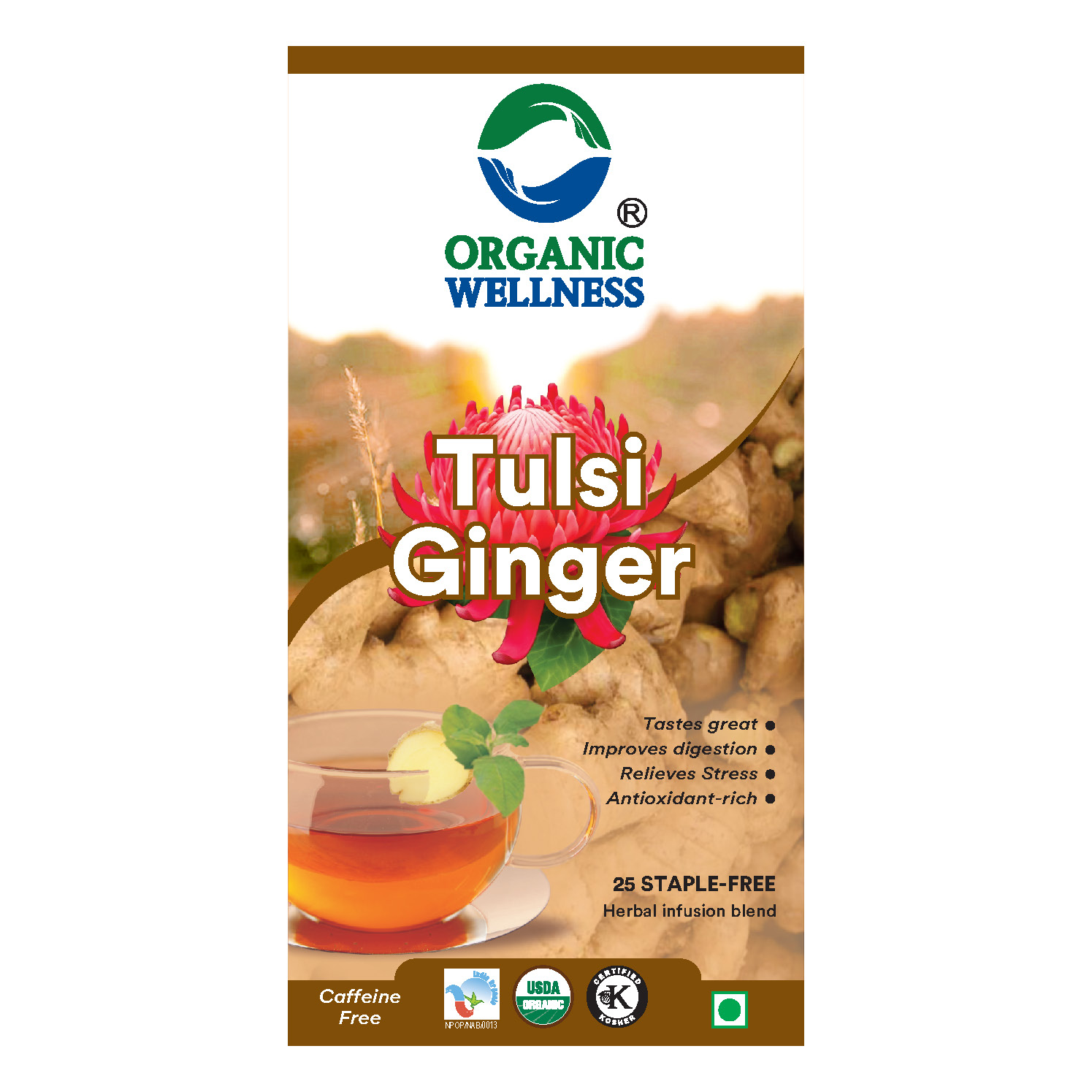 Organic Wellness Tulsi Ginger