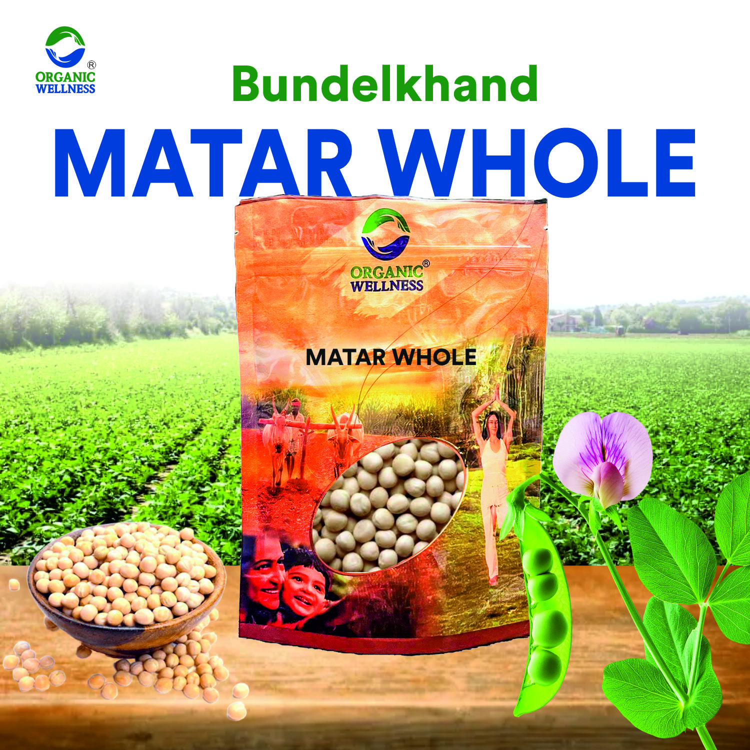 Organic Wellness Matar Whole