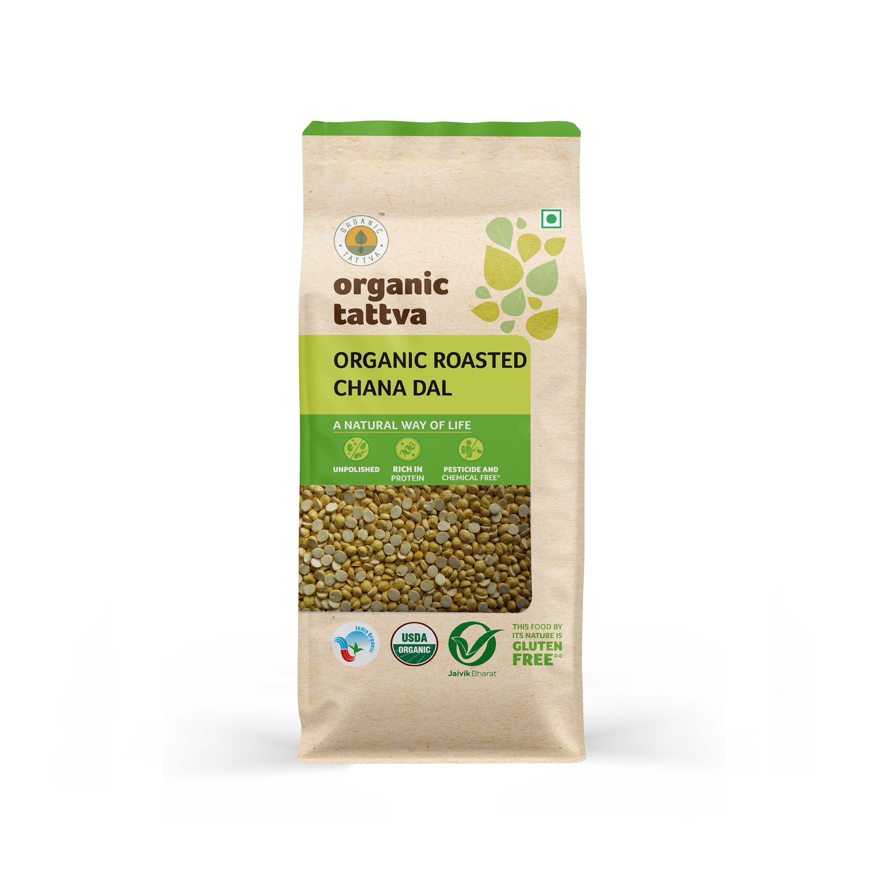 Organic Roasted Chana Dal