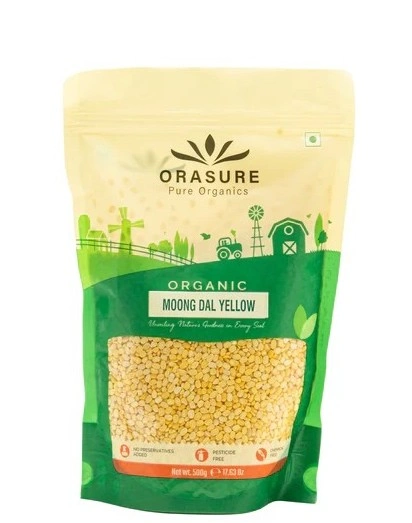 Orasure Organic Moong Dal Yellow