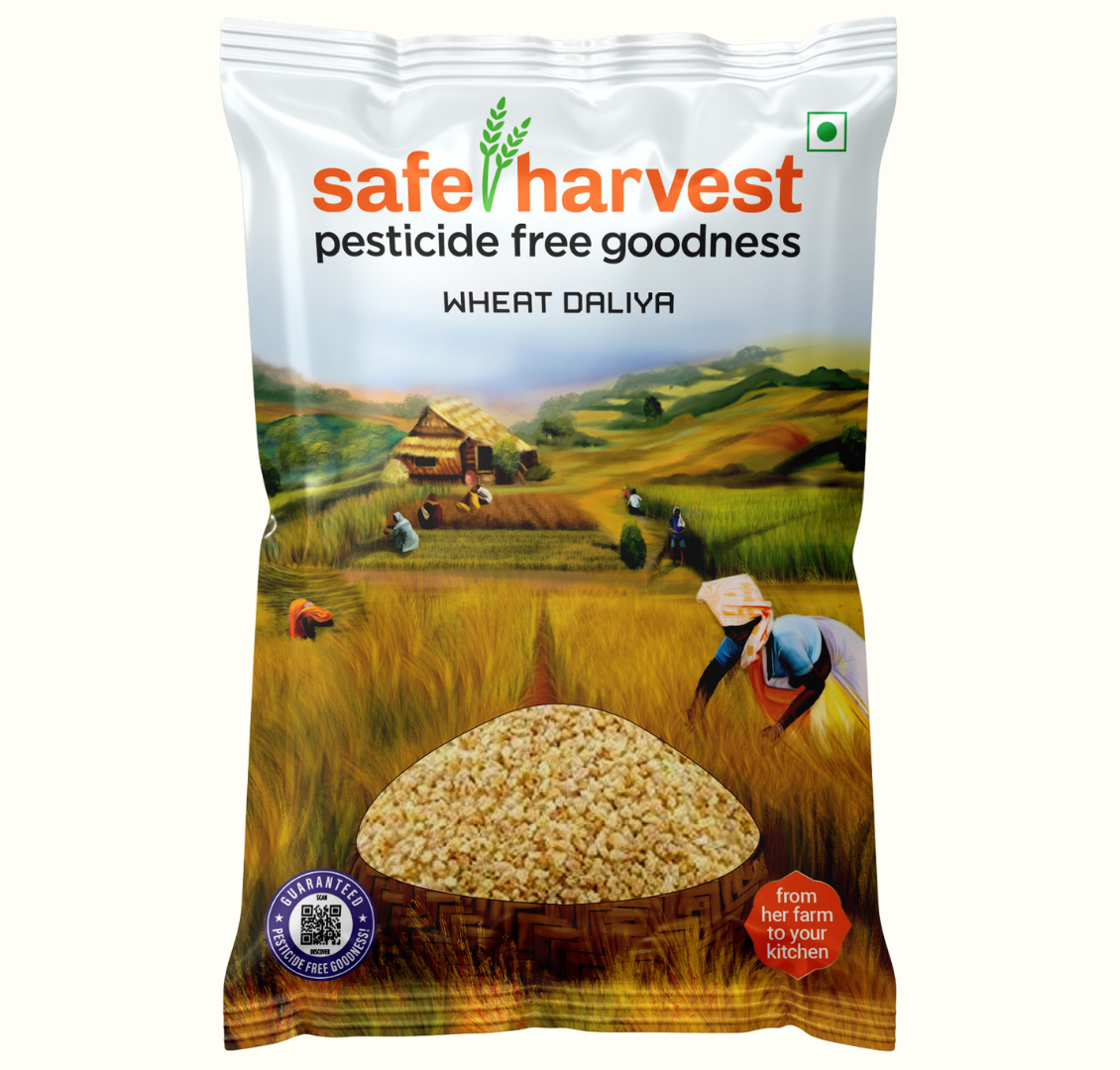 Safe Harvest Pesticide Free Wheat Daliya