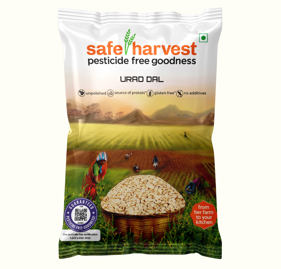 Safe Harvest Pesticide Free Urad Dal