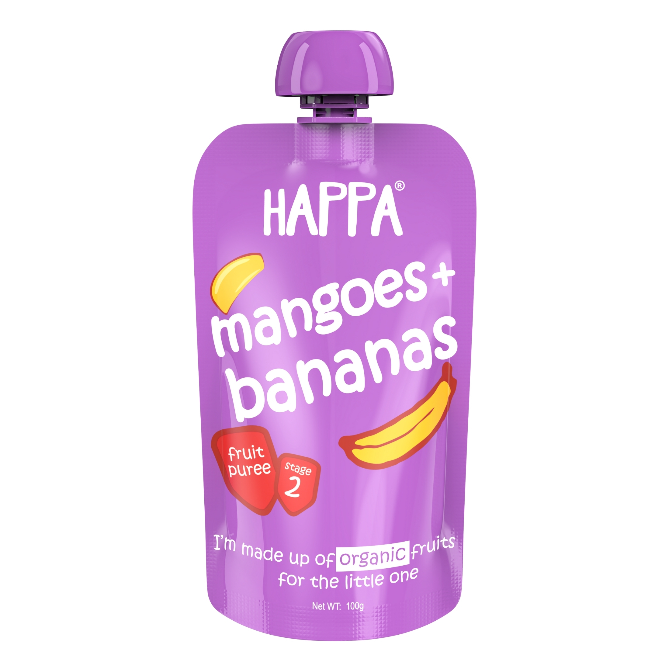 Happa Fruit Puree Mangoe + Banana