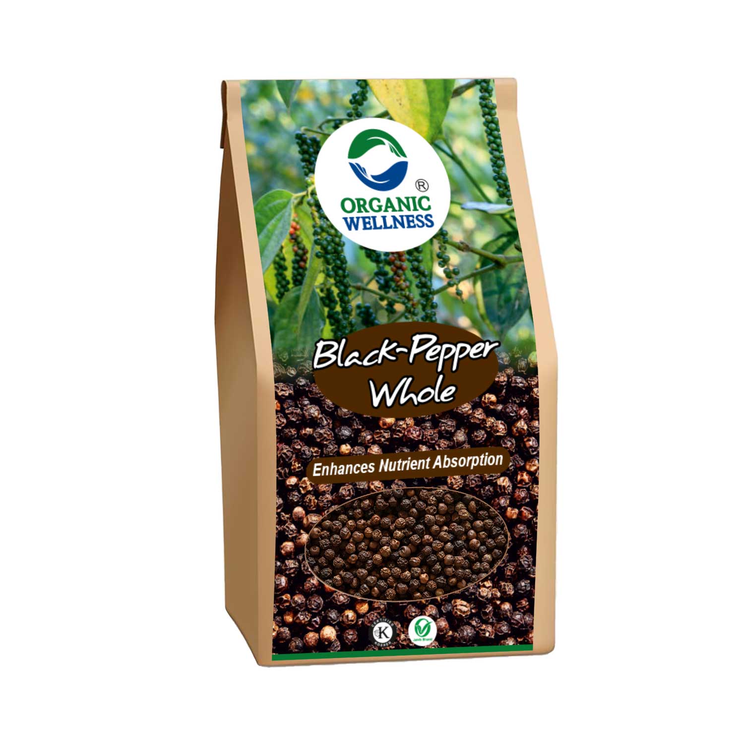 Organic Wellness Black Pepper Whole