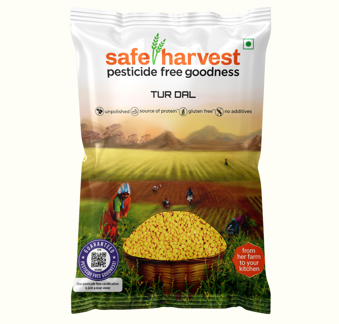 Safe Harvest Pesticide Free Tur Dal