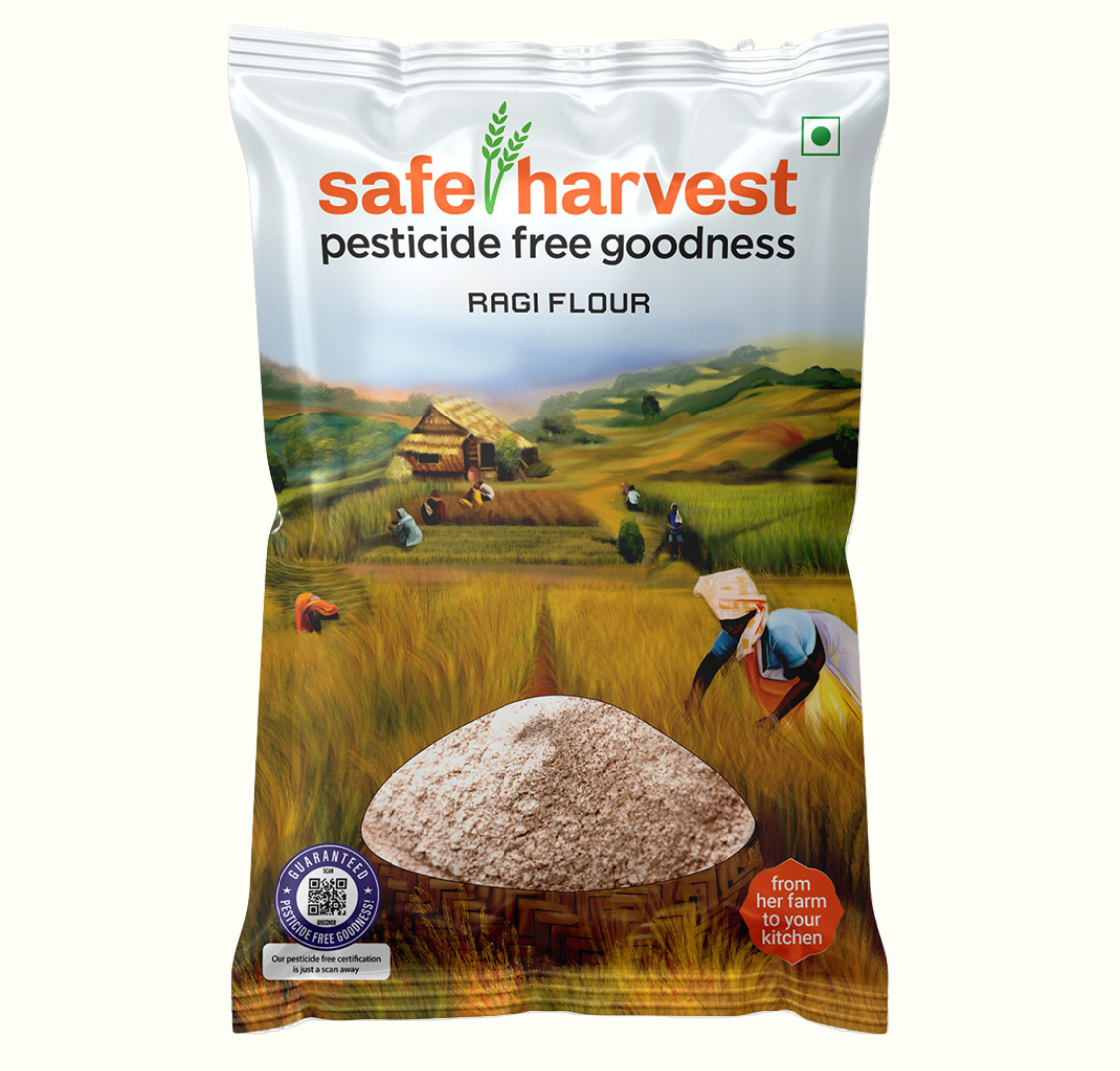 Safe Harvest Pesticide Free Ragi Flour