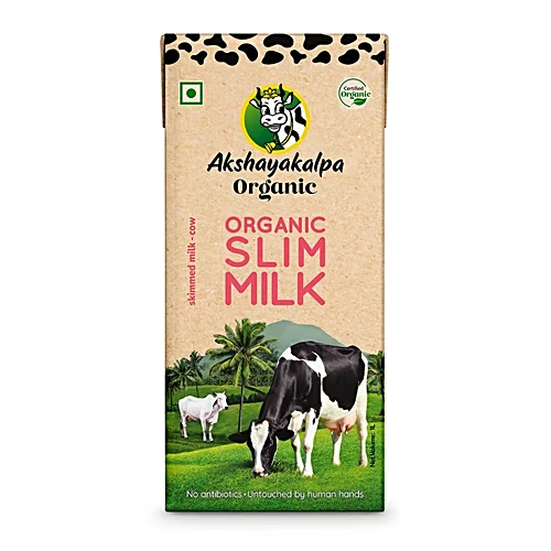 Akshayakalpa Organic Slim Milk  UHT