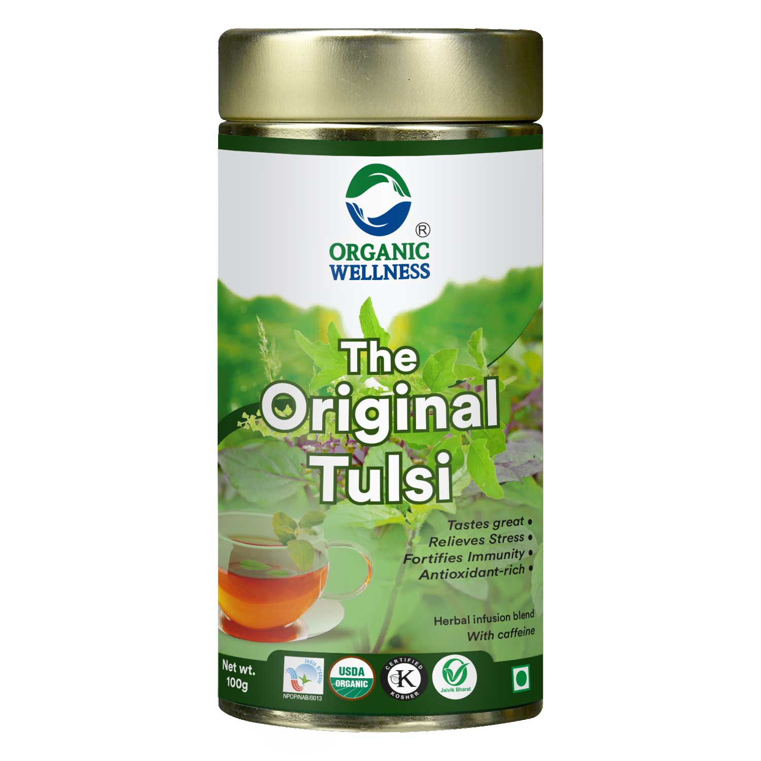 Organic Wellness The Original Tulsi  Tin Pack