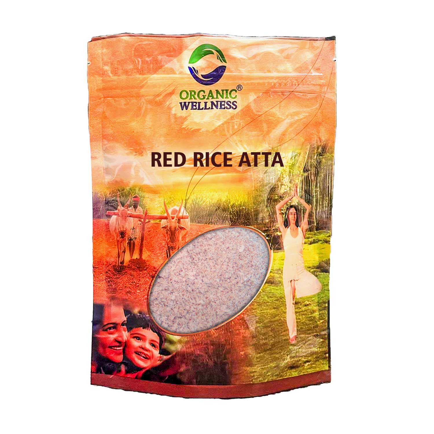 Organic Wellness Red Rice Atta