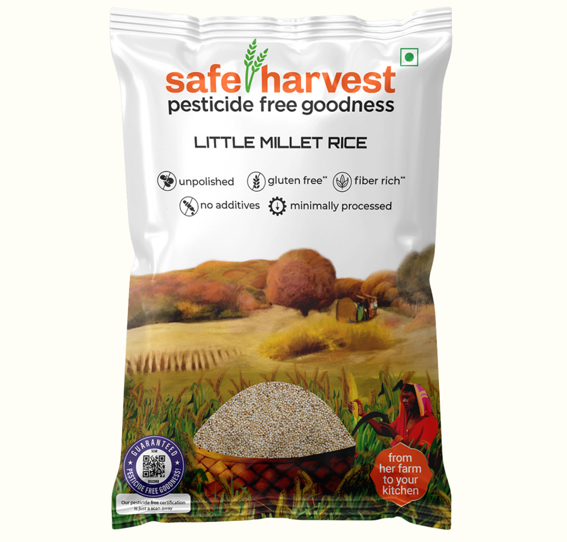 Safe Harvest Pesticide Free Little Millet Rice