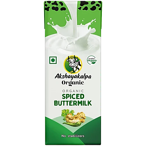Akshayakalpa Organic Spiced Butter Milk  UHT