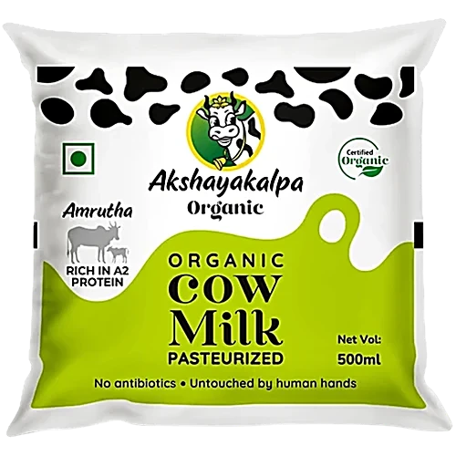 Akshayakalpa Amrutha  A2 Pasteurized Organic cow Milk