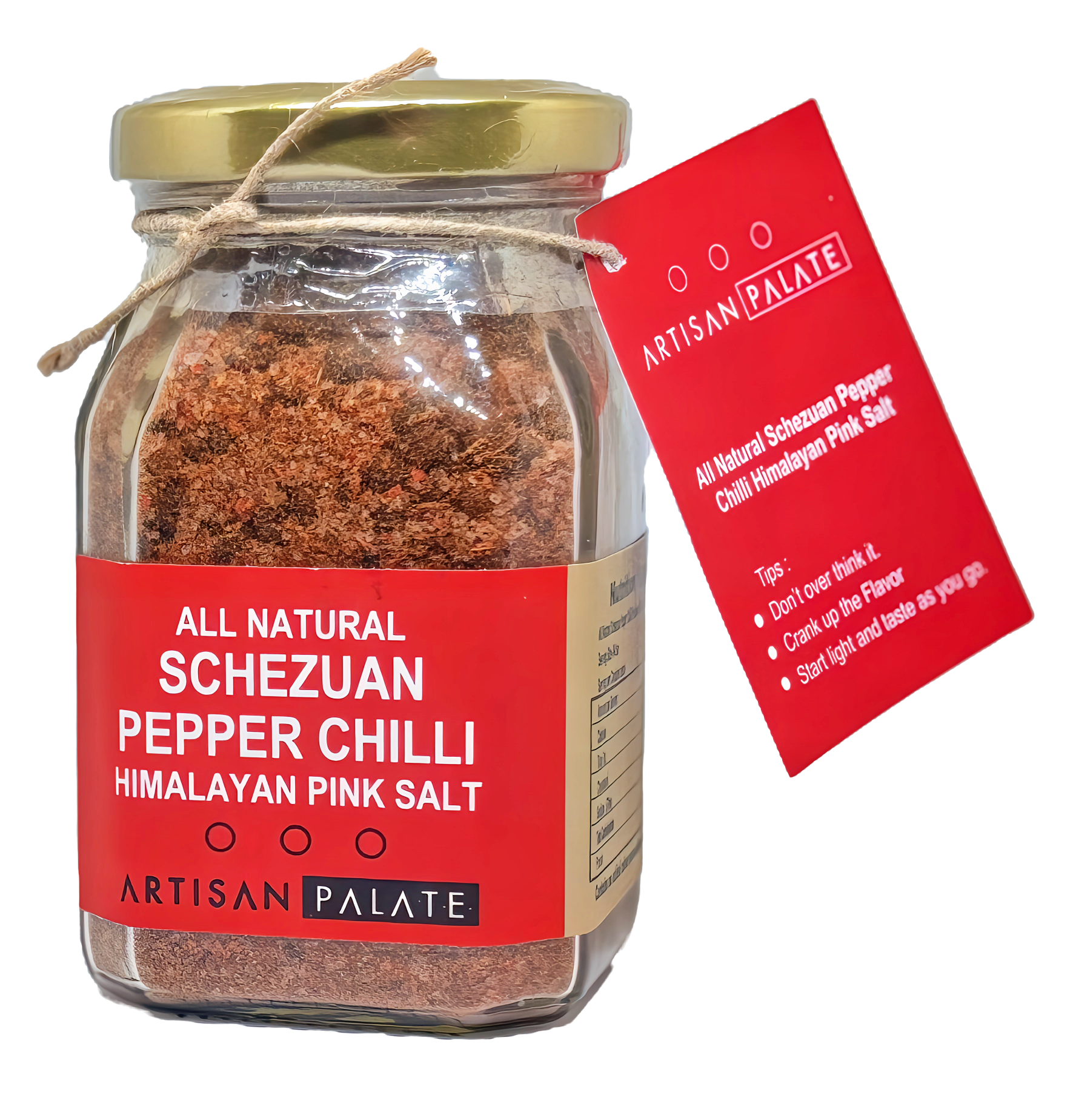 ALL NATURAL SCHEZWAN PEPPER CHILLI WITH HIMALAYAN PINK SALT 