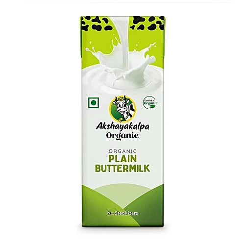 Akshayakalpa Organic Plain Butter Milk  UHT