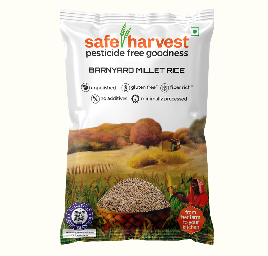 Safe Harvest Pesticide Free Barnyard Millet Rice