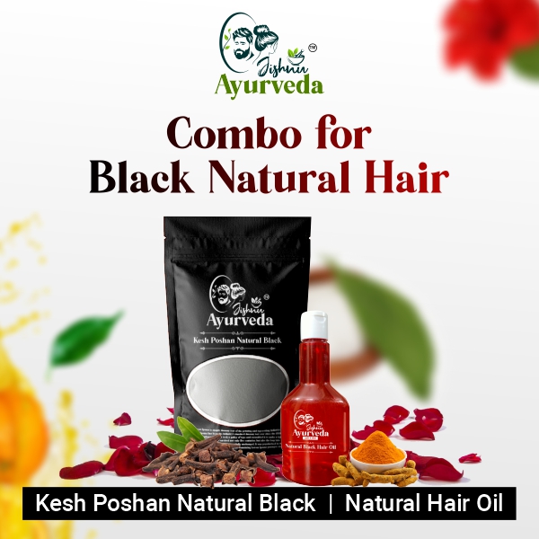 Jishnu Ayurveda's Combo For Black Natural Hair