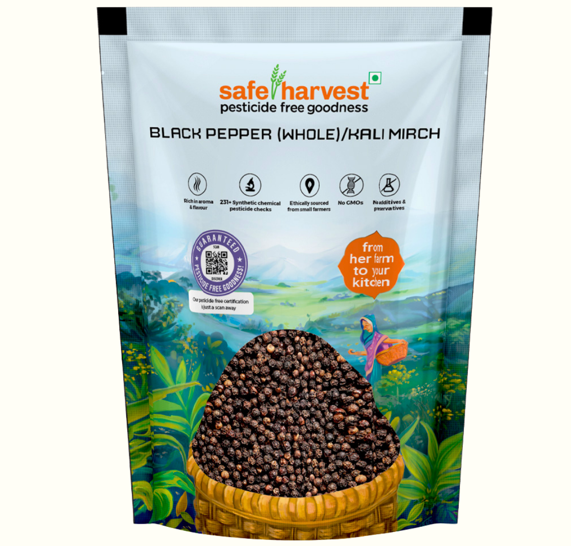 Safe Harvest Pesticide Free Black Pepper