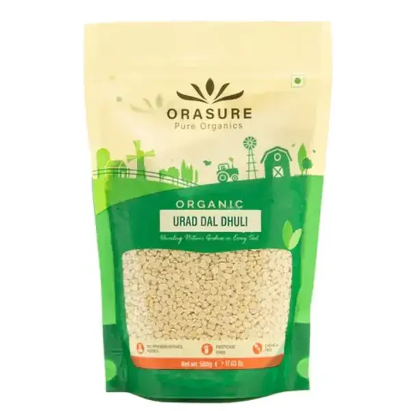 Orasure Organic Urad Dal Dhuli