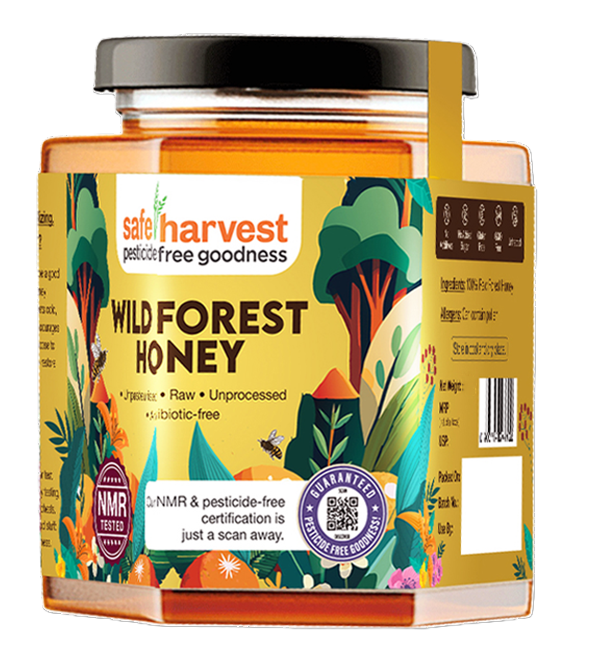 Safe Harvest Pesticide Free Forest Honey