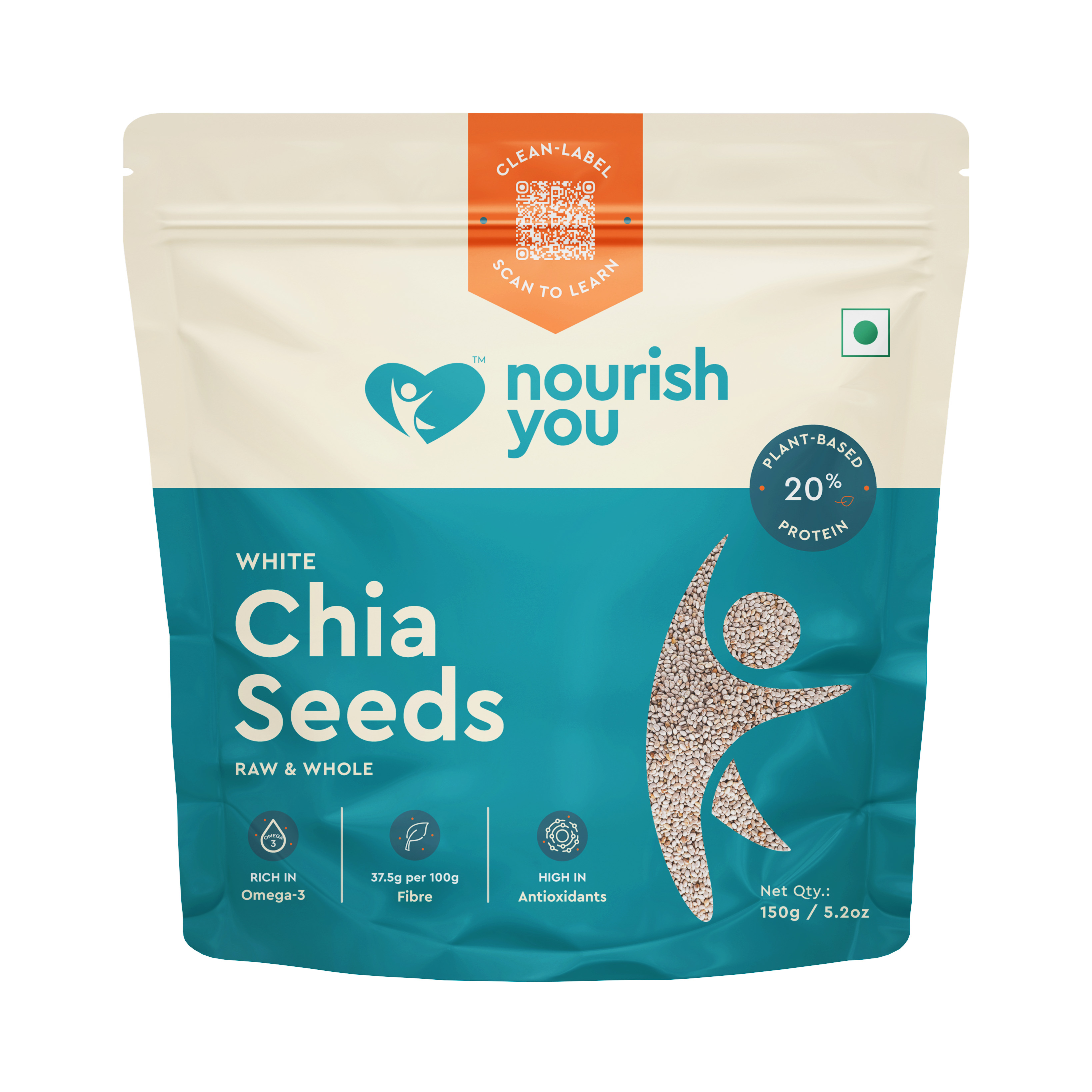 Nourish You White Chia Seeds