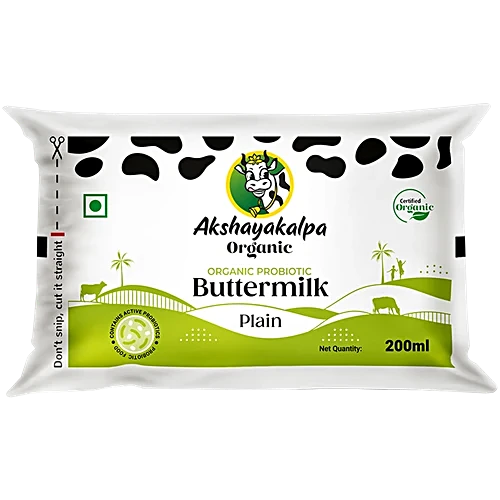 Akshayakalpa Organic Probiotic Buttermilk Plain
