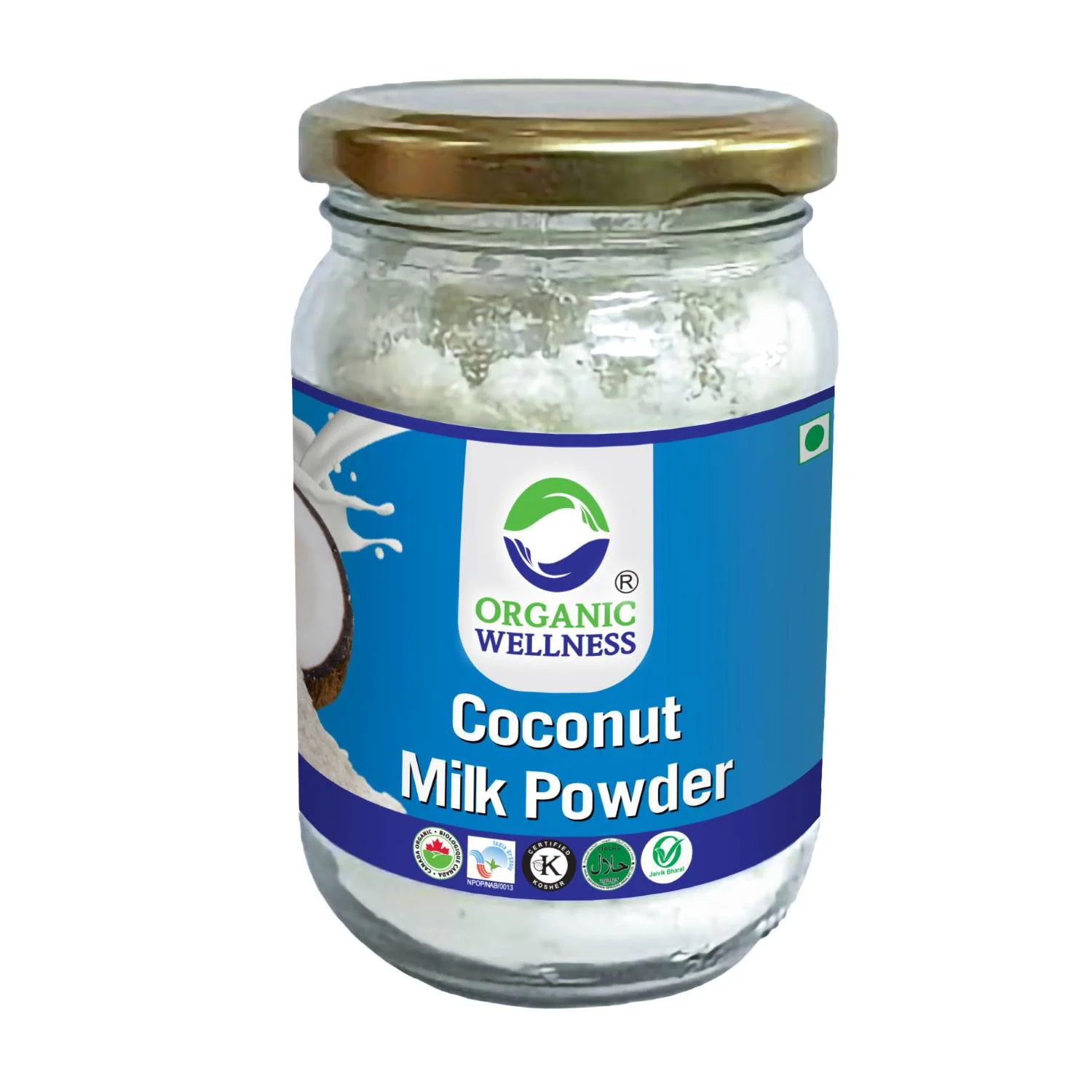 Organic Wellness Coconut Milk Powder  Bottle