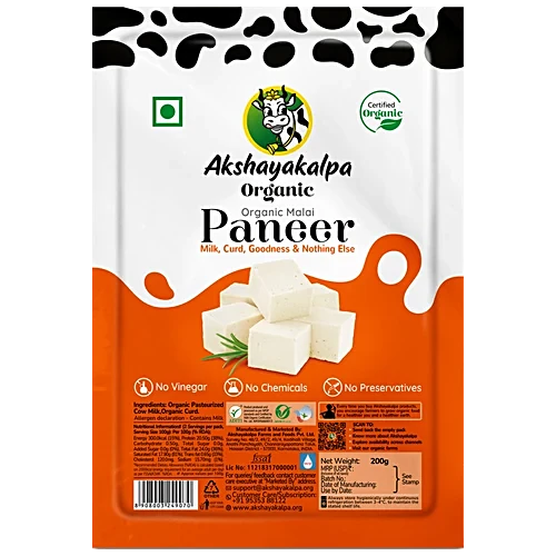 Akshayakalpa  Organic Malai Paneer