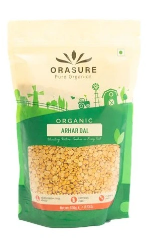 Orasure Organic Arhar Dal (Pack of 3)