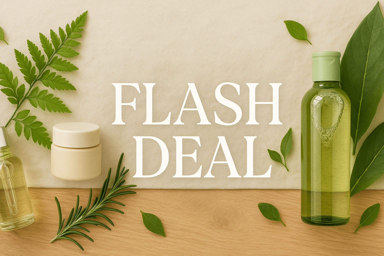 Organic Cosmetic Flash Deal